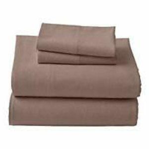 Kathy Ireland Dusty Rose Linen Blend Sheet Queen